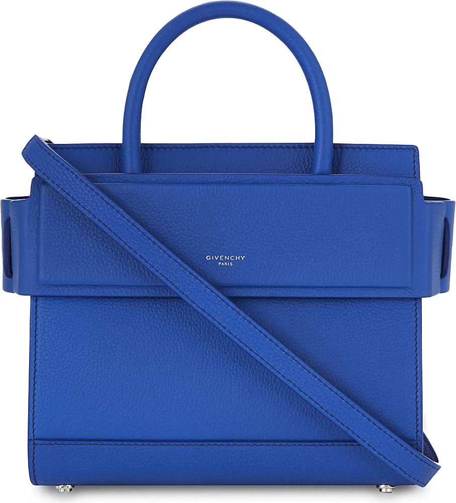 Givenchy Horizon Mini Leather CrossBody Bag in Indigo Blue (Blue) Lyst